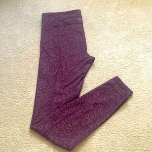 Under Armour Heathered Maroon Leggings